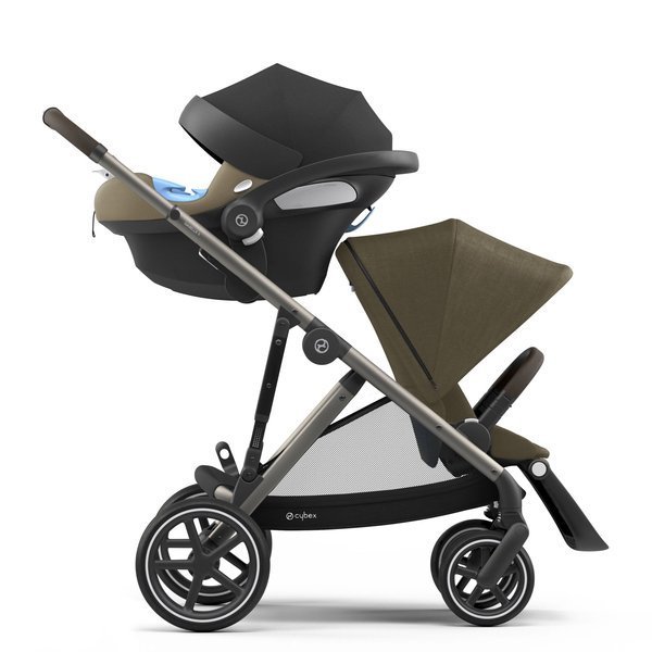 Cybex Gazelle S Classic Beige + Aton M I-Size Dvīņu rati