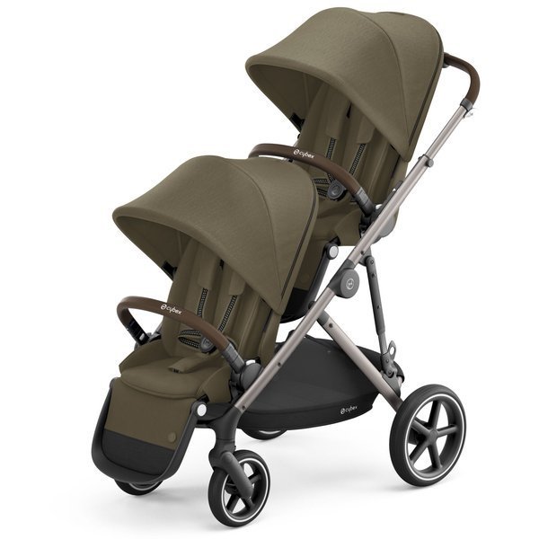 Cybex Gazelle S Classic Beige + Aton M I-Size Dvīņu rati