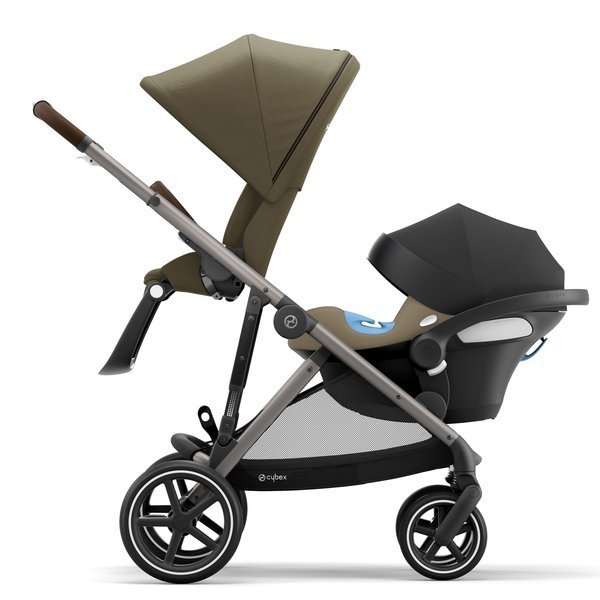 Cybex Gazelle S Classic Beige + Aton M I-Size Коляска для двойняшек