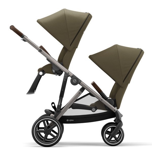 Cybex Gazelle S Classic Beige + Aton M I-Size Dvīņu rati