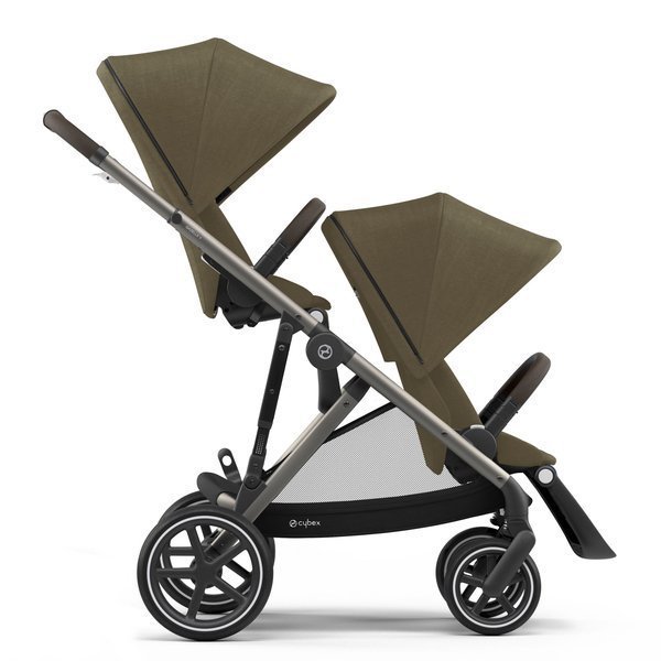 Cybex Gazelle S Classic Beige + Aton M I-Size Dvīņu rati