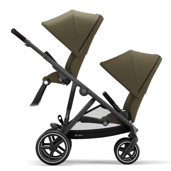 Cybex Gazelle S Cloud Beige + Aton M I-Size Коляска для двойняшек