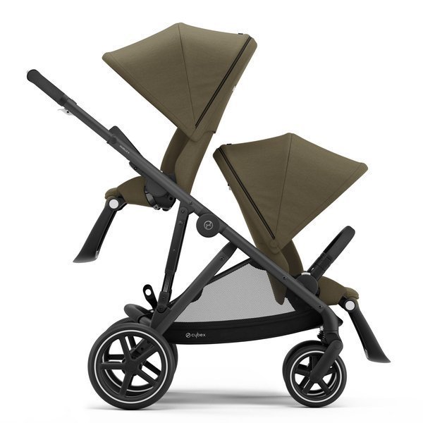 Cybex Gazelle S Cloud Beige + Aton M I-Size Коляска для двойняшек