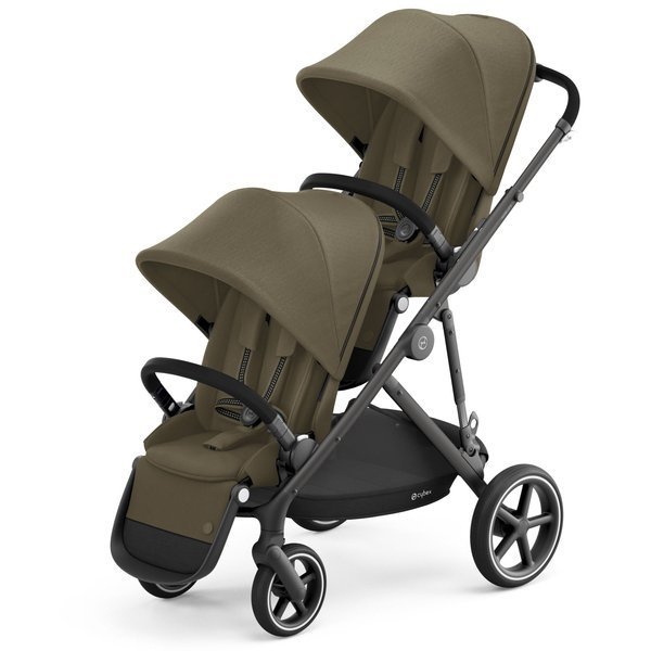 Cybex Gazelle S Cloud Beige + Aton M I-Size Коляска для двойняшек