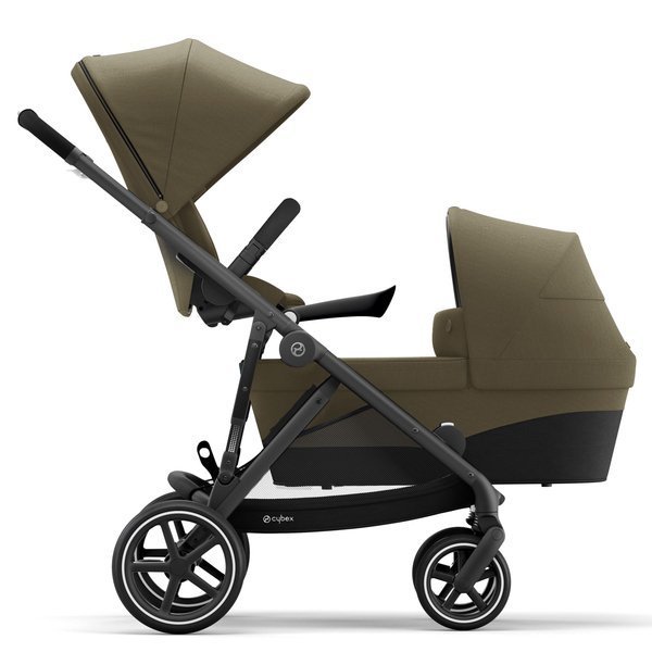 Cybex Gazelle S Cloud Beige + Aton M I-Size Коляска для двойняшек