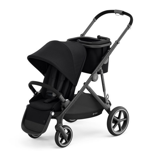 Cybex Gazelle S Deep Black Коляска для двойняшек