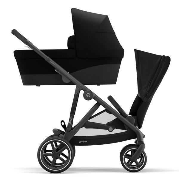 Cybex Gazelle S Deep Black Коляска для двойняшек