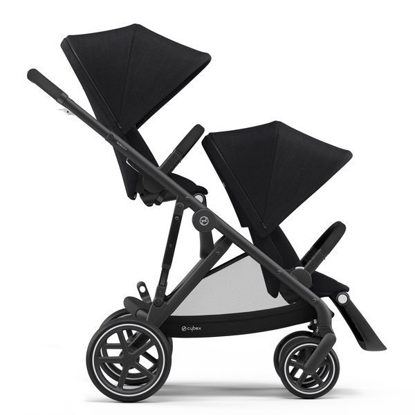 Cybex Gazelle S Deep Black Коляска для двойняшек