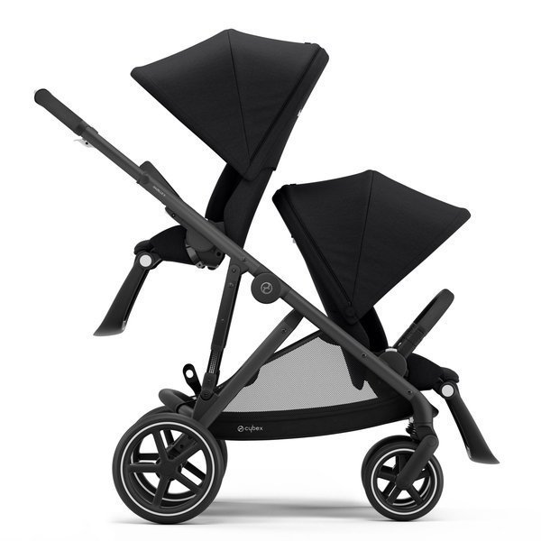 Cybex Gazelle S Deep Black Коляска для двойняшек