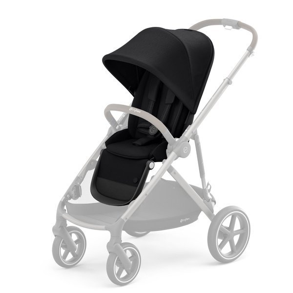 Cybex Gazelle S Deep Black Коляска для двойняшек