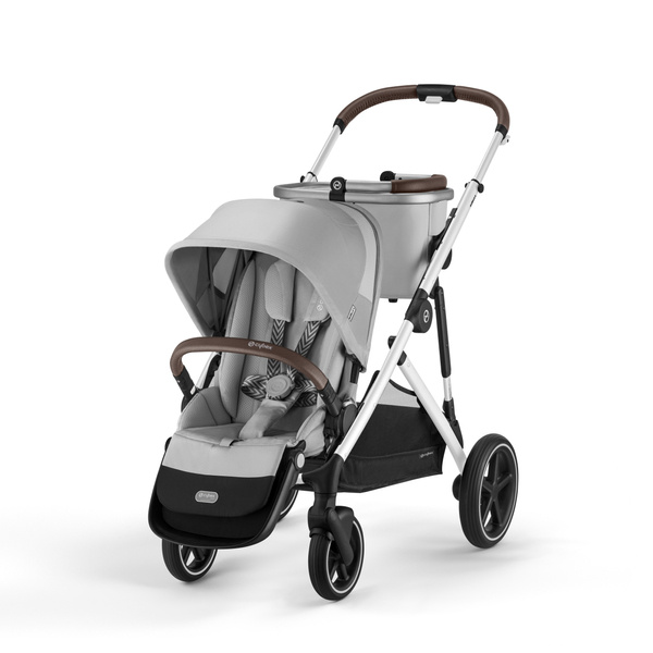 Cybex Gazelle S Lava Grey/Silver Dvīņu ratiņi