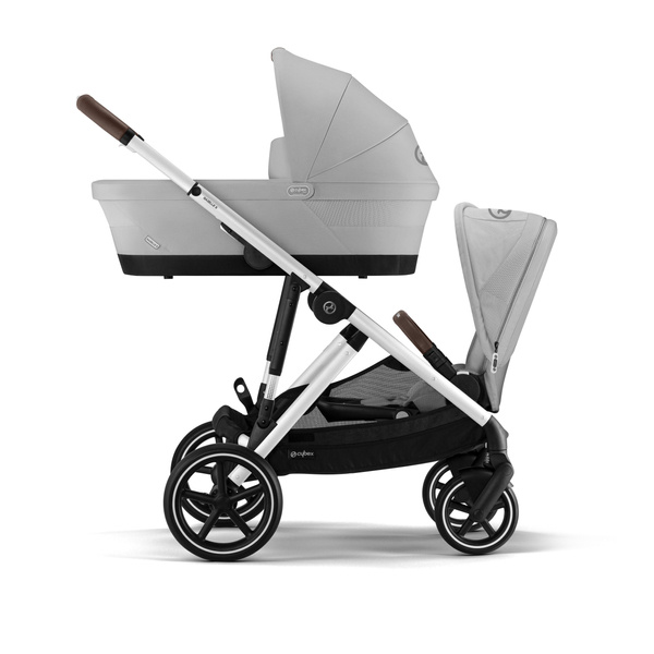 Cybex Gazelle S Lava Grey/Silver Dvīņu ratiņi