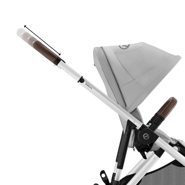 Cybex Gazelle S Lava Grey/Silver Dvīņu ratiņi