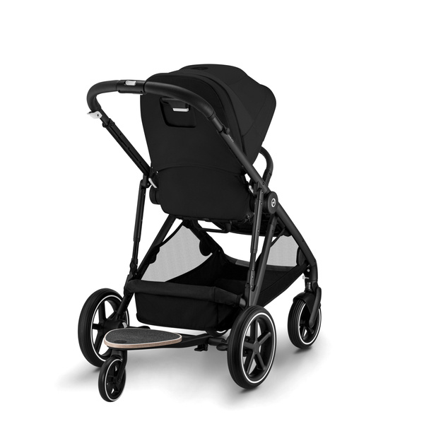 Cybex Gazelle S Moon Black Melns rāmis Dvīņu ratiņi