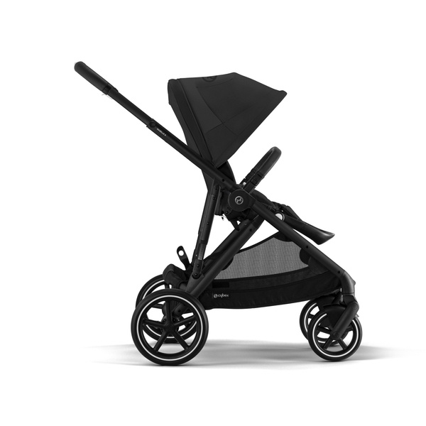 Cybex Gazelle S Moon Black Melns rāmis Dvīņu ratiņi