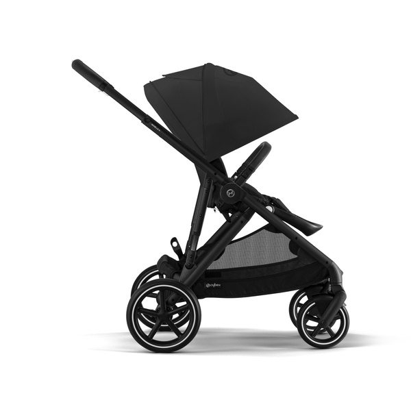 Cybex Gazelle S Moon Black Melns rāmis Dvīņu ratiņi