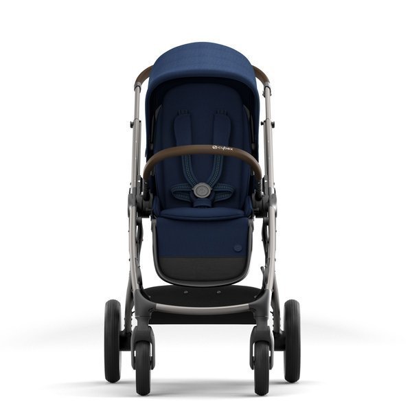 Cybex Gazelle S Navy Blue + Aton M I-Size Коляска для двойняшек