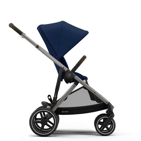 Cybex Gazelle S Navy Blue + Aton M I-Size Коляска для двойняшек