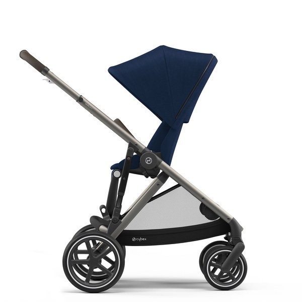 Cybex Gazelle S Navy Blue + Aton M I-Size Коляска для двойняшек