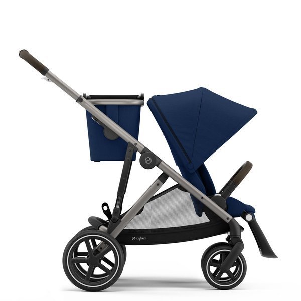 Cybex Gazelle S Navy Blue + Aton M I-Size Коляска для двойняшек