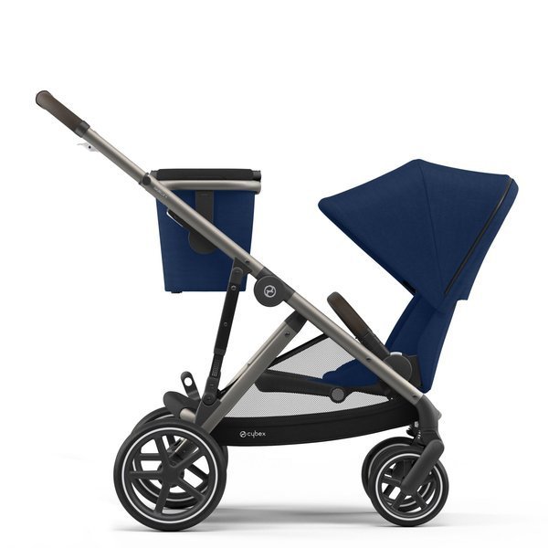 Cybex Gazelle S Navy Blue + Aton M I-Size Коляска для двойняшек