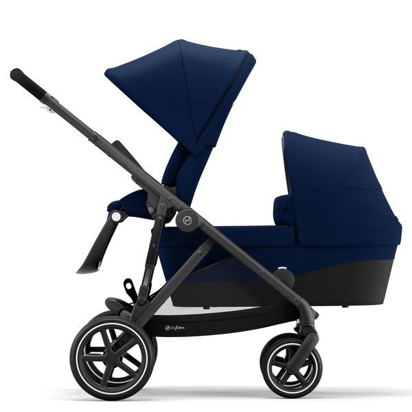 Cybex Gazelle S Navy Blue + Aton M I-Size Коляска для двойняшек