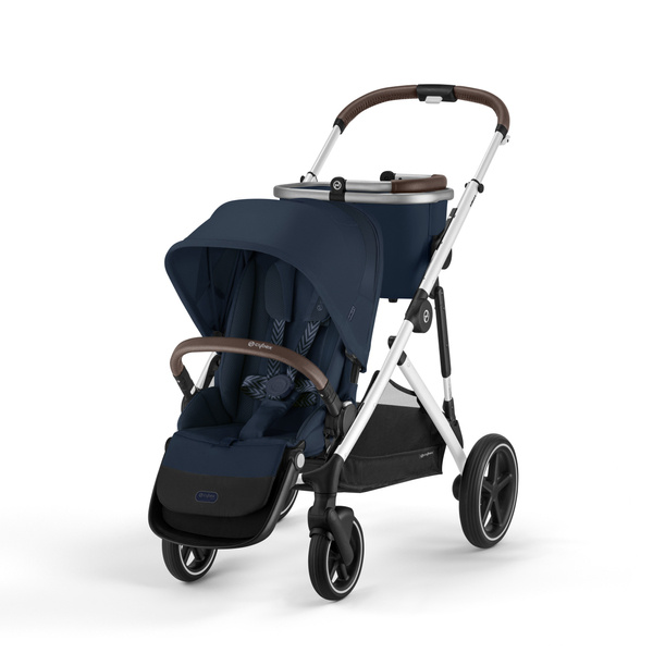 Cybex Gazelle S Ocean Blue/Silver Dvīņu ratiņi