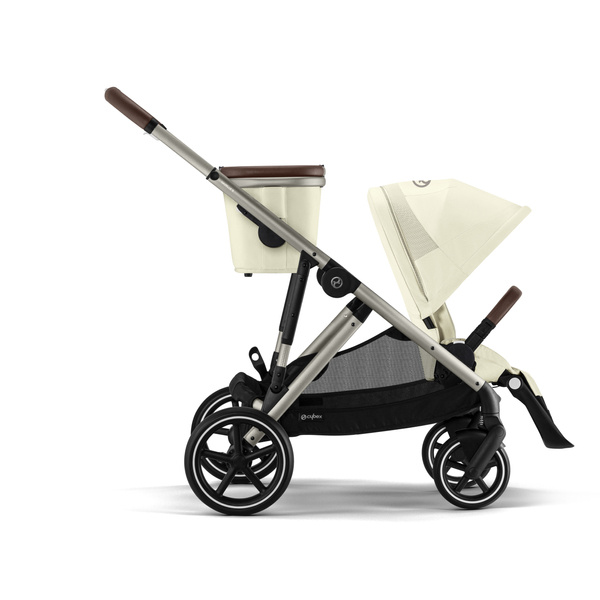 Cybex Gazelle S Seashell Beige/Taupe Коляска для двойняшек