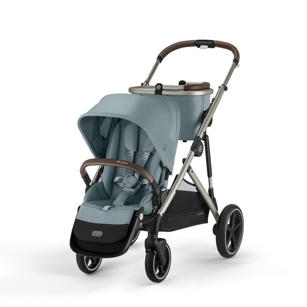 Cybex Gazelle S Sky Blue/Taupe Коляска для двойняшек