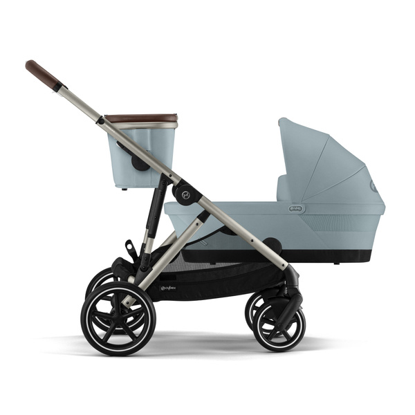 Cybex Gazelle S Sky Blue/Taupe Dvīņu ratiņi