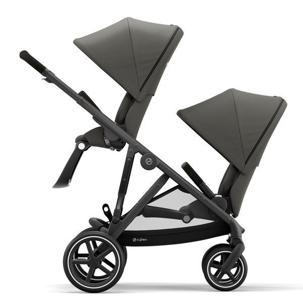 Cybex Gazelle S Soho Grey + Aton M I-Size Коляска для двойняшек