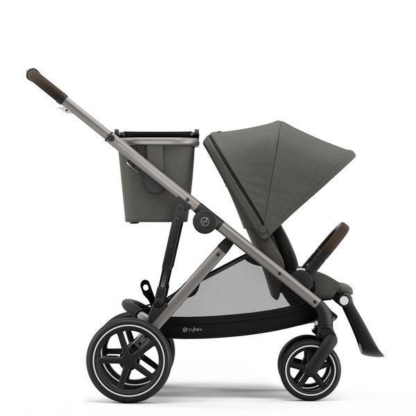 Cybex Gazelle S Soho Grey + Aton M I-Size Коляска для двойняшек