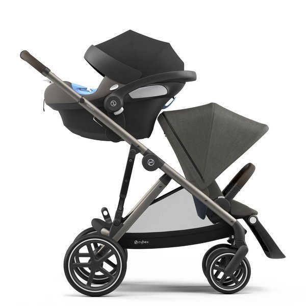 Cybex Gazelle S Soho Grey + Aton M I-Size Коляска для двойняшек