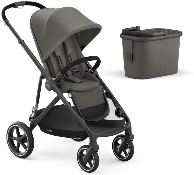 Cybex Gazelle S Soho Grey + Aton M I-Size Коляска для двойняшек