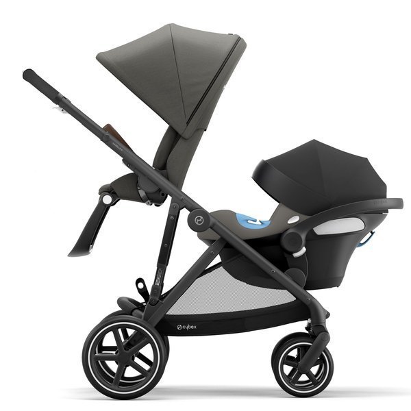 Cybex Gazelle S Soho Grey + Aton M I-Size Коляска для двойняшек