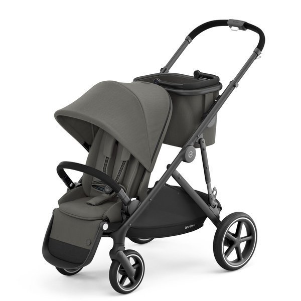 Cybex Gazelle S Soho Grey + Aton M I-Size Коляска для двойняшек