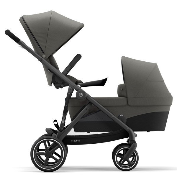 Cybex Gazelle S Soho Grey + Aton M I-Size Коляска для двойняшек