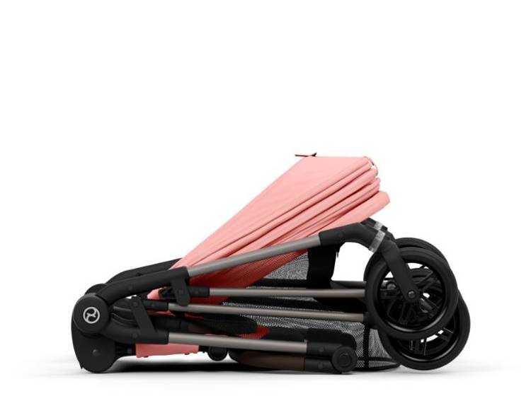 Cybex Melio Carbon New Hibiscus Red Pastaigu rati