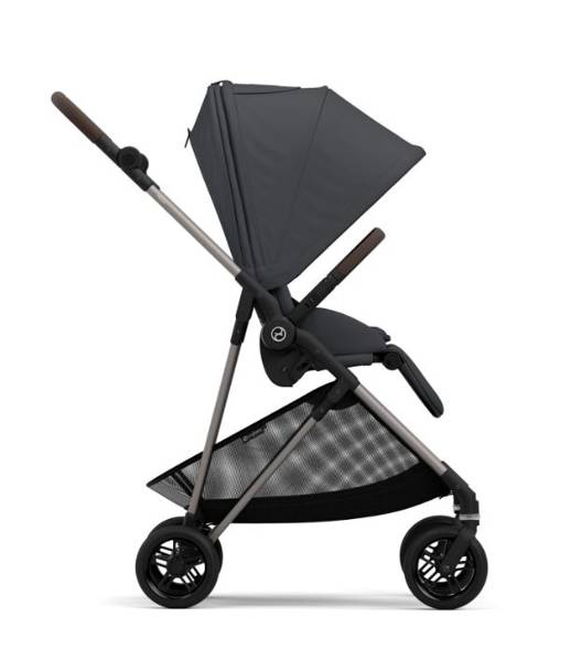 Cybex Melio Carbon New Monument Grey Pastaigu rati