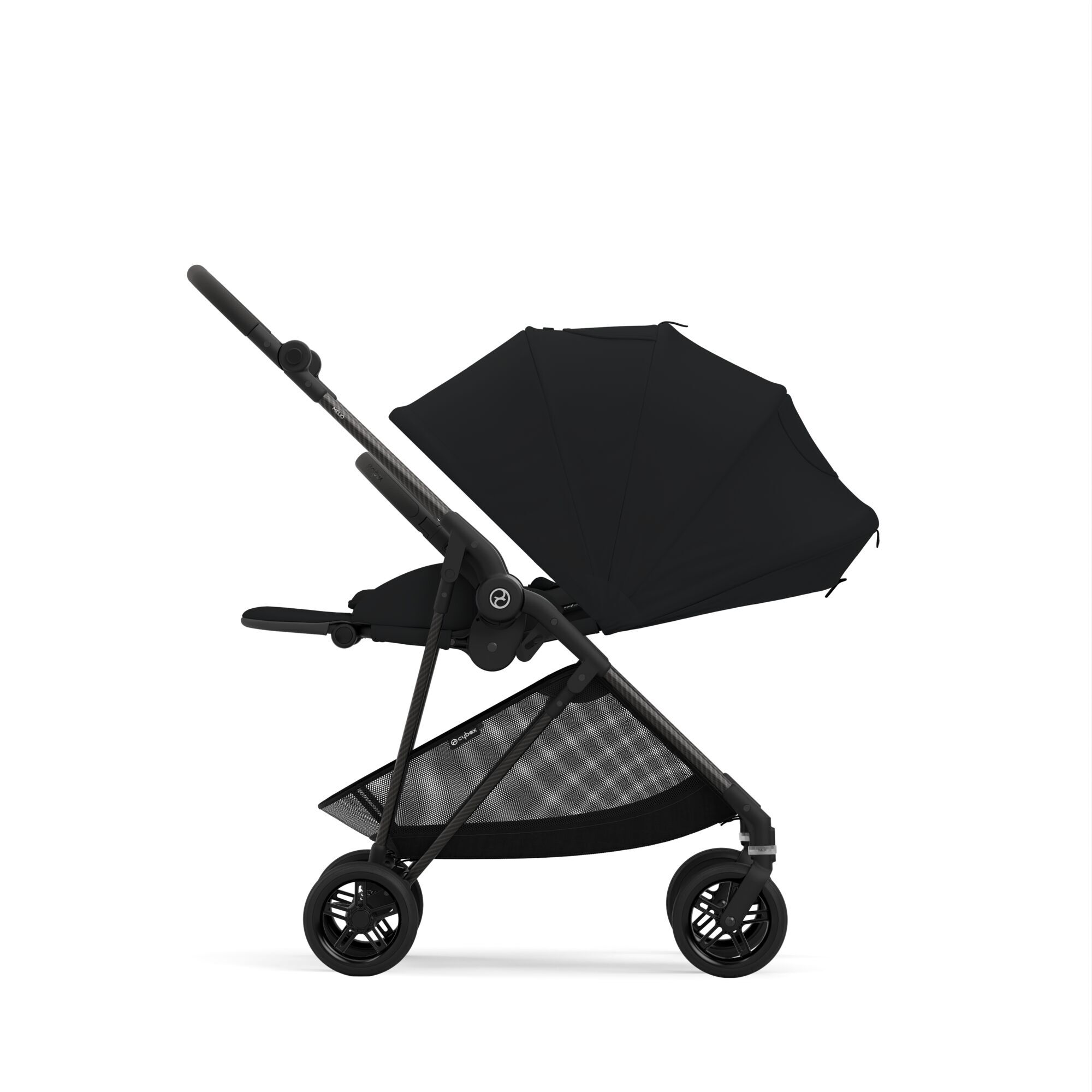 Cybex Melio New Carbon Moon Black Pastaigu rati