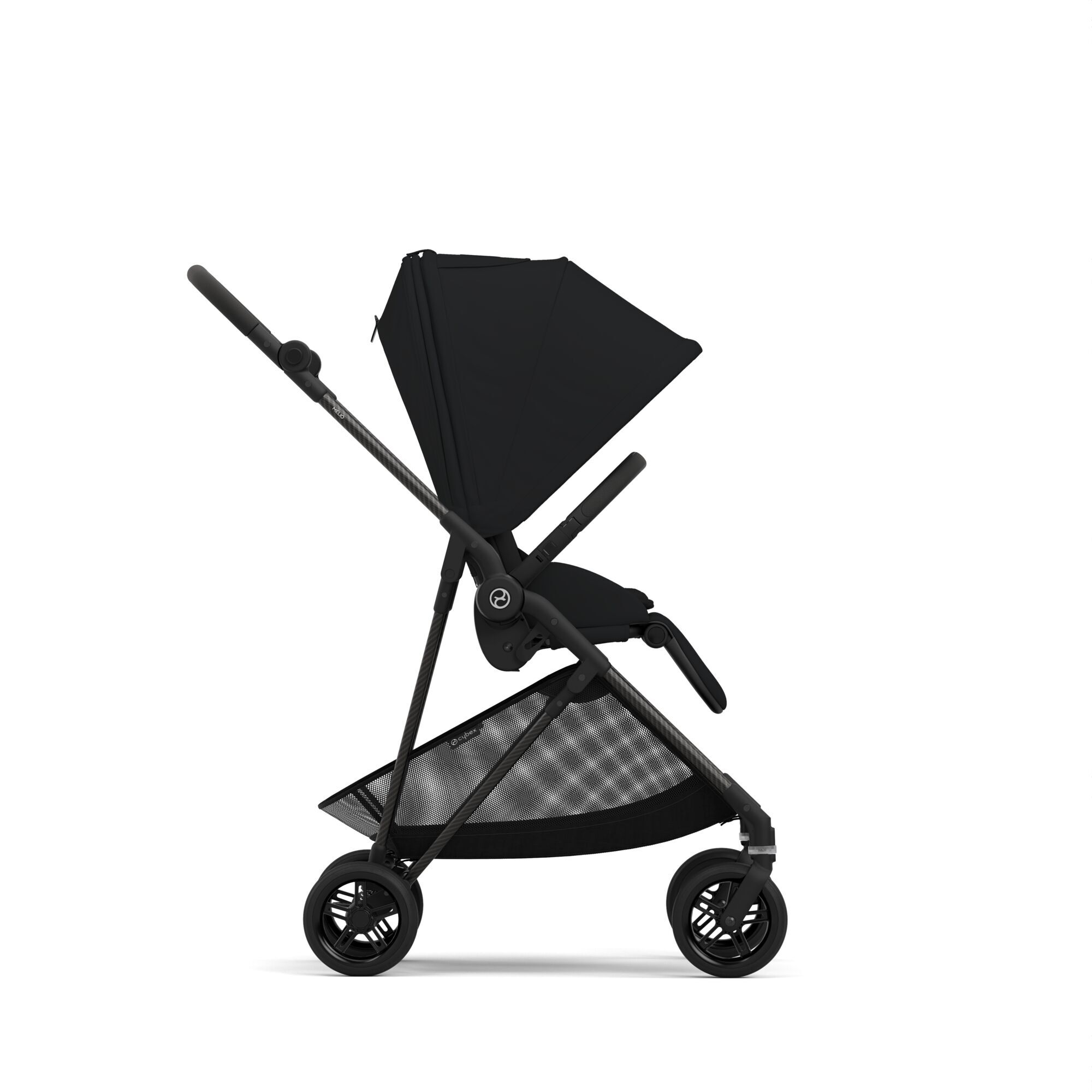 Cybex Melio New Carbon Moon Black Pastaigu rati