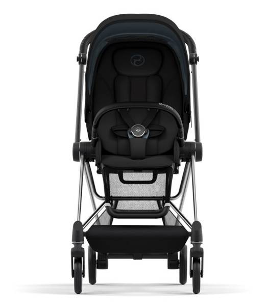 Cybex Mios 3.0 + Cloud Z2 i-Size Deep Black + Chrome black frame Bērnu rati 3in1