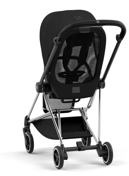 Cybex Mios 3.0 + Cloud Z2 i-Size Deep Black + Chrome black frame Bērnu rati 3in1