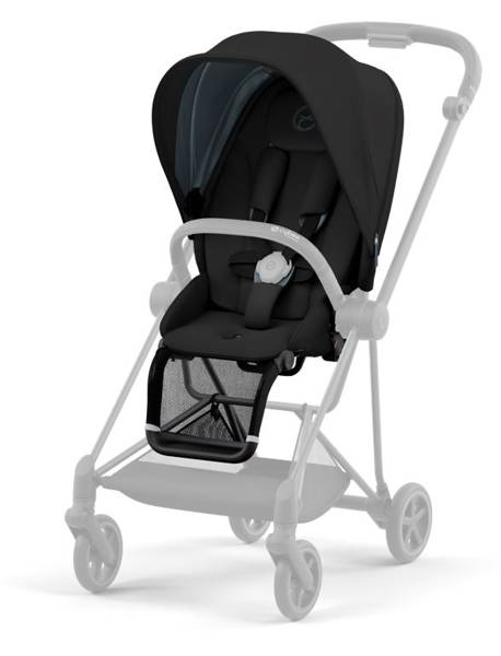 Cybex Mios 3.0 + Cloud Z2 i-Size Deep Black + Chrome black frame Bērnu rati 3in1