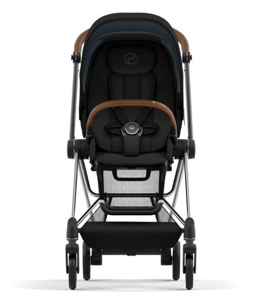 Cybex Mios 3.0 + Cloud Z2 i-Size Deep Black + Chrome brown frame Детская коляска 3in1