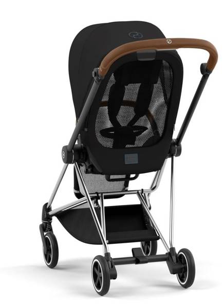 Cybex Mios 3.0 + Cloud Z2 i-Size Deep Black + Chrome brown frame Детская коляска 3in1