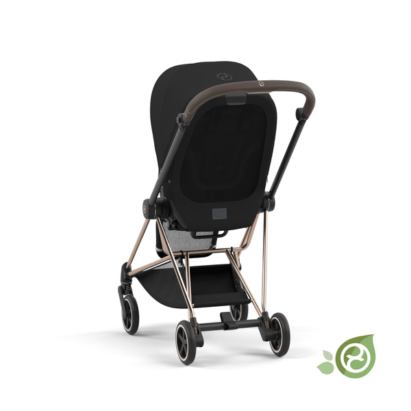 Cybex Mios 3.0 + Cloud Z2 i-Size Eco Onyx Black + Chrome Brown frame Детская коляска 3in1