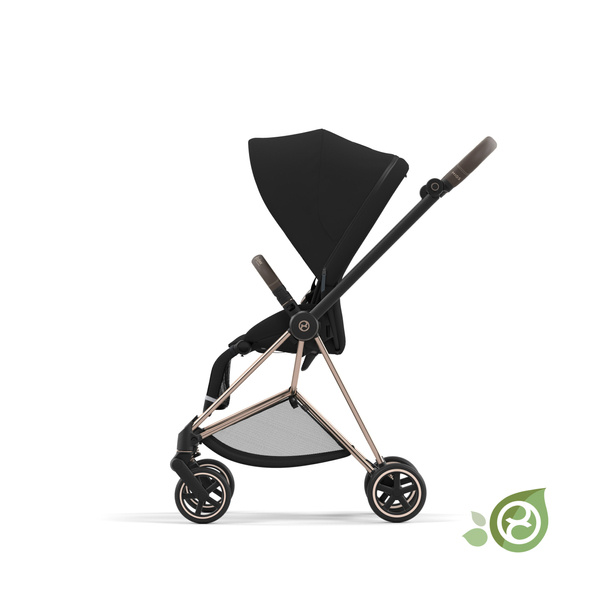 Cybex Mios 3.0 + Cloud Z2 i-Size Eco Onyx Black + Chrome Brown frame Детская коляска 3in1