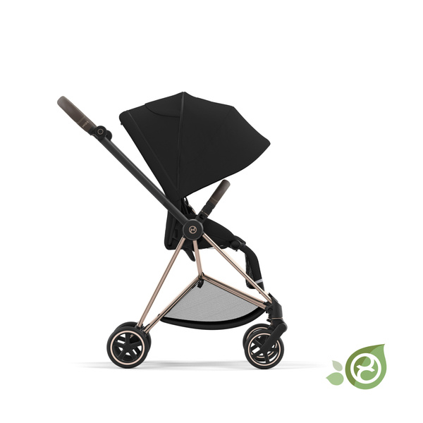 Cybex Mios 3.0 + Cloud Z2 i-Size Eco Onyx Black + Chrome Brown frame Детская коляска 3in1