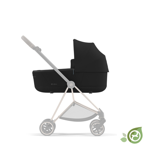 Cybex Mios 3.0 + Cloud Z2 i-Size Eco Onyx Black + Chrome Brown frame Детская коляска 3in1